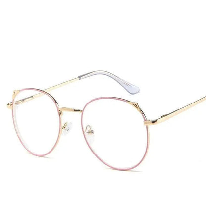 Cat Ear Eye Frame Retro Art Glasses EG15049 - Egirldoll