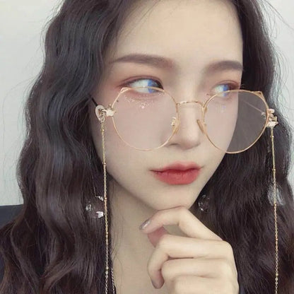 Cat Ear Eye Frame Retro Art Glasses EG15049 - Egirldoll