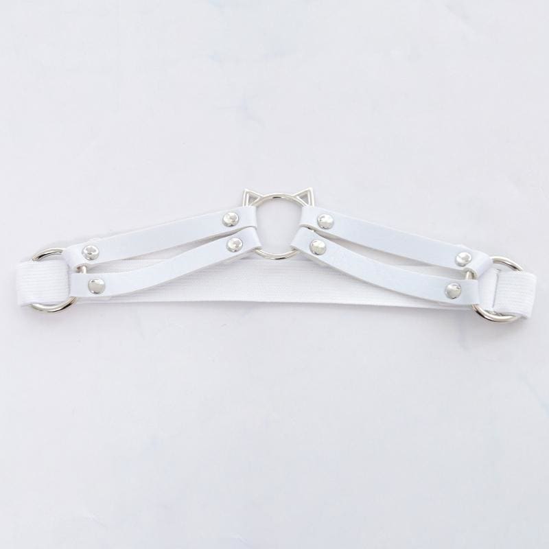 Cat Hollow Out Leather Thigh Harness EG168 - Egirldoll