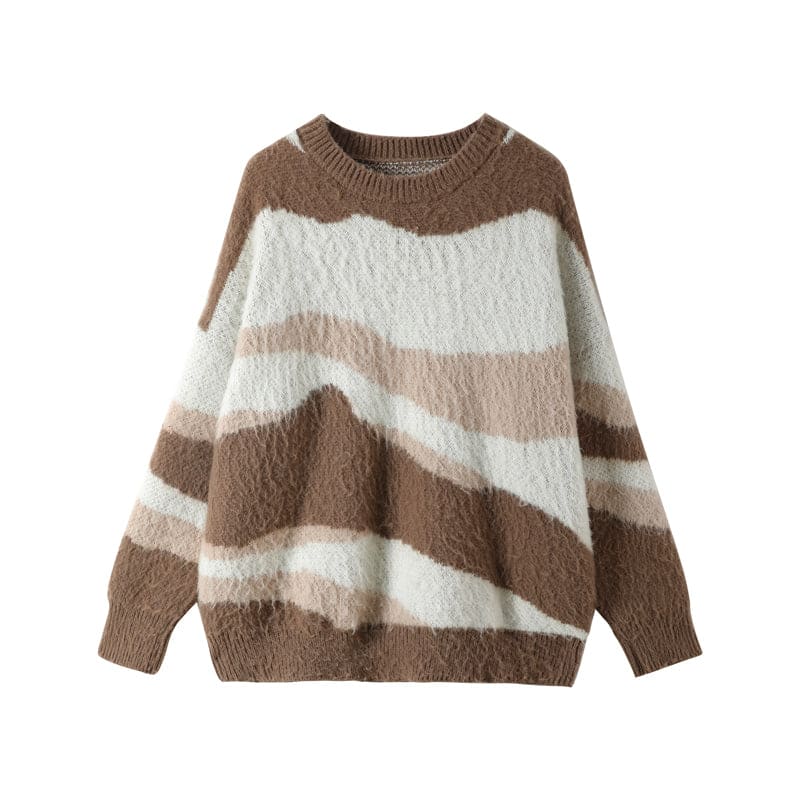 Comfy Fashion Beige Sweater Pleated Skirt Set EG594 - Egirldoll