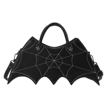 Cool Black Spider Web Bat Shoulder Hand Bag SP16090 - Egirldoll