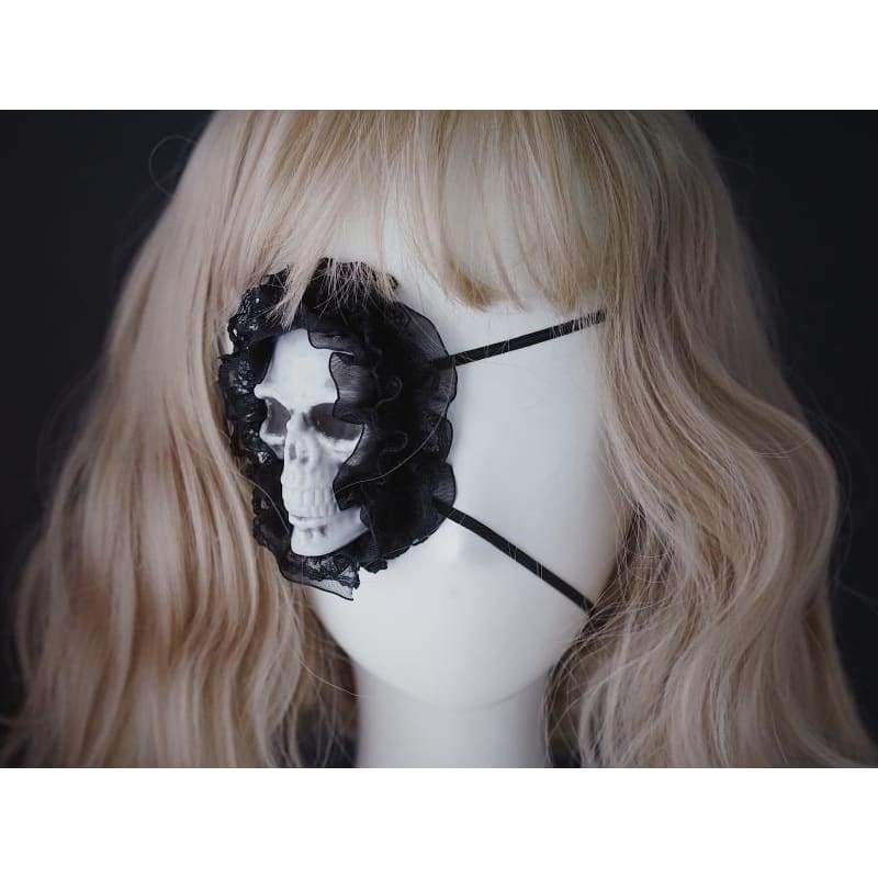 Cool Gothic Lolita Style Skull Eye Patch EG485 - Egirldoll