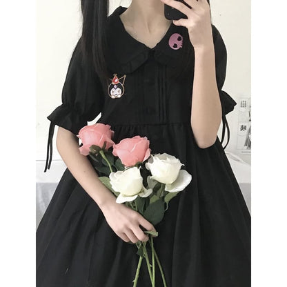 Cute Black Cartoon Devil Dress ON165 - Egirldoll