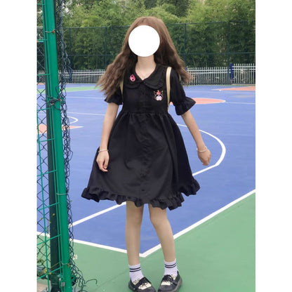 Cute Black Cartoon Devil Dress ON165 - Egirldoll