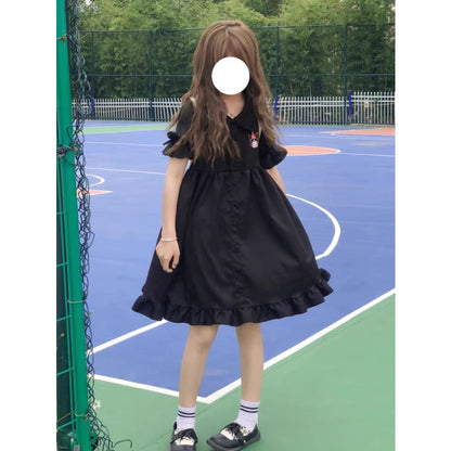 Cute Black Cartoon Devil Dress ON165 - Egirldoll