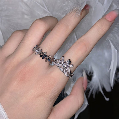 Cute Bow Flower Lovely Ring EE0947 - Egirldoll