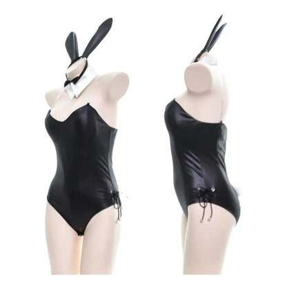 Cute Bunny Girl Faux Leather Material Rabbit Woman Set EG101 - Egirldoll