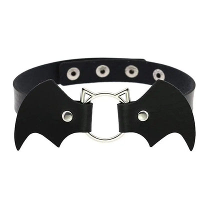 Cute Cat Punk Bat Wings Collar Necklace EG14579 - Egirldoll