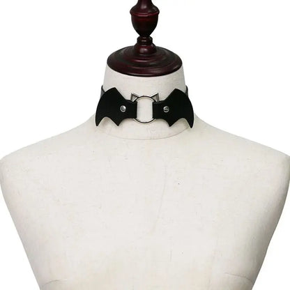 Cute Cat Punk Bat Wings Collar Necklace EG14579 - Egirldoll