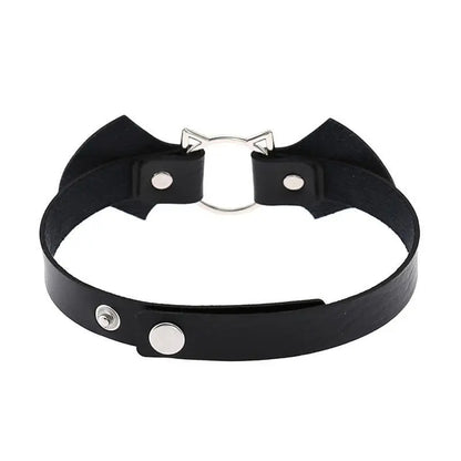 Cute Cat Punk Bat Wings Collar Necklace EG14579 - Egirldoll