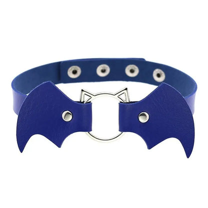 Cute Cat Punk Bat Wings Collar Necklace EG14579 - Egirldoll