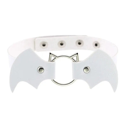 Cute Cat Punk Bat Wings Collar Necklace EG14579 - Egirldoll