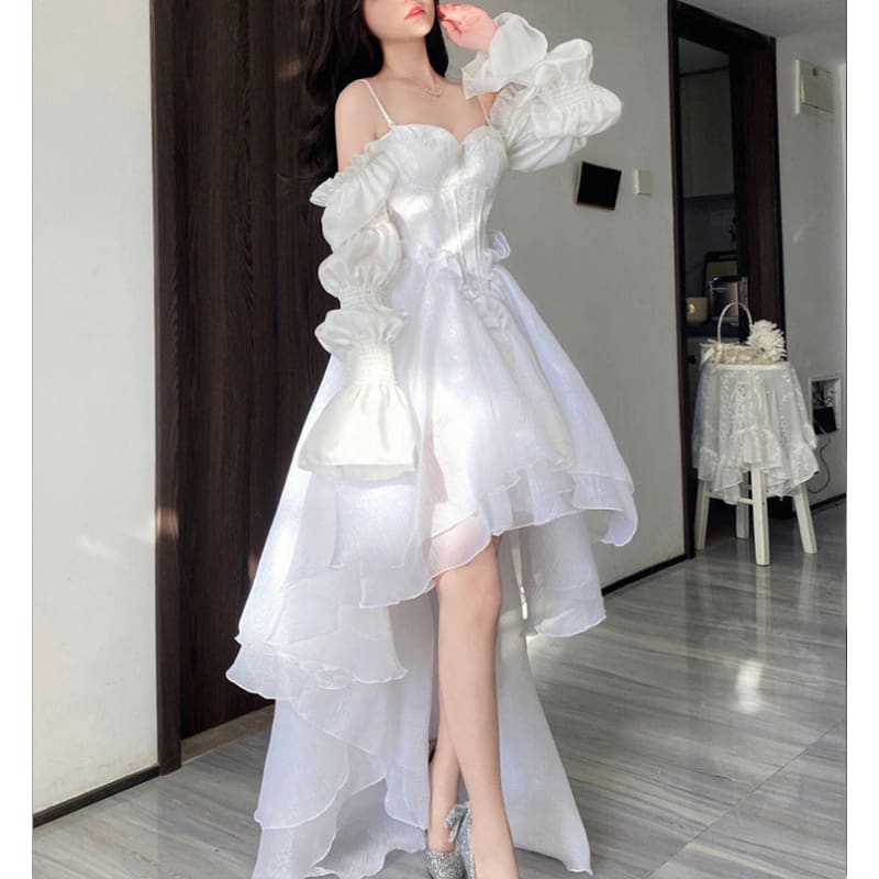 Cute Elegant Party White Princess Dress ON579 - dress
