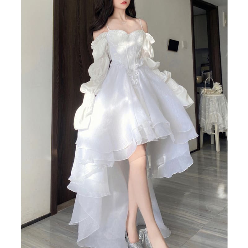 Cute Elegant Party White Princess Dress ON579 - dress