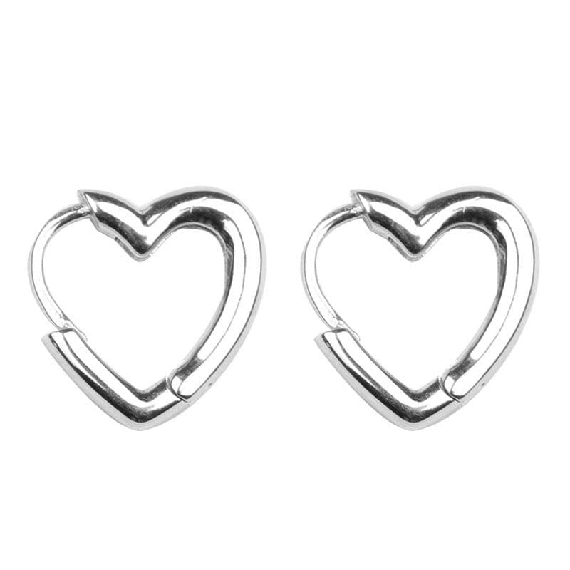 Cute Fashion Hearts Hoop Earrings EG285 - Egirldoll