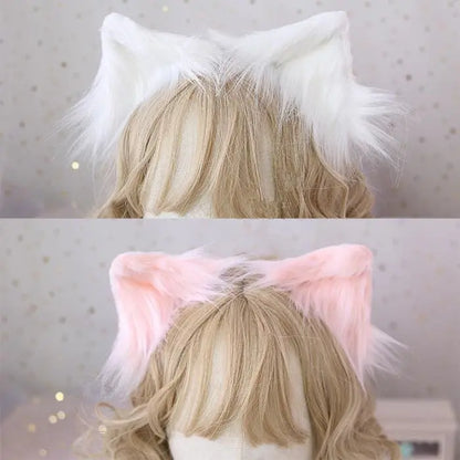 Cute Fluffy Cat Ear Cosplay Hair Clip EG15210 - Egirldoll