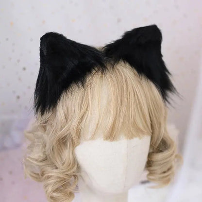 Cute Fluffy Cat Ear Cosplay Hair Clip EG15210 - Egirldoll