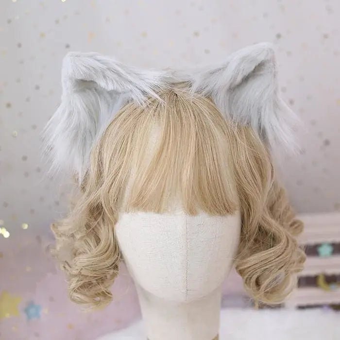 Cute Fluffy Cat Ear Cosplay Hair Clip EG15210 - Egirldoll