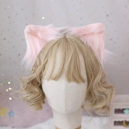 Cute Fluffy Cat Ear Cosplay Hair Clip EG15210 - Egirldoll