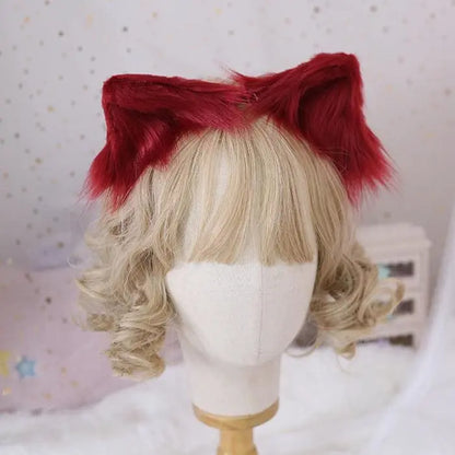 Cute Fluffy Cat Ear Cosplay Hair Clip EG15210 - Egirldoll