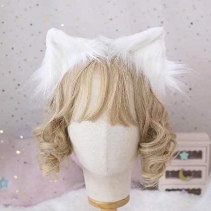 Cute Fluffy Cat Ear Cosplay Hair Clip EG15210 - Egirldoll