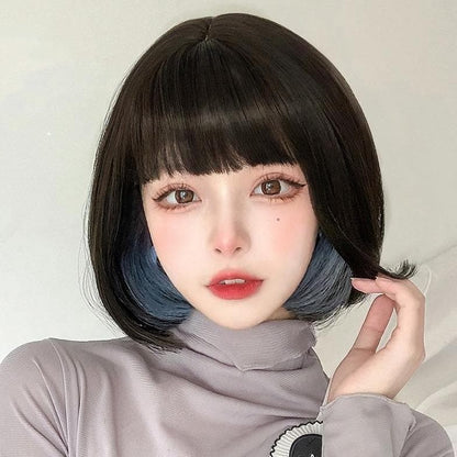 Cute Hang-ear Highlights Bobo Wig SP15594 - Egirldoll