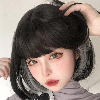 Cute Hang-ear Highlights Bobo Wig SP15594 - Egirldoll