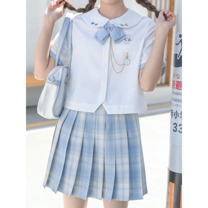 Cute Kawaii Alice in Wonderland Crop Blouse SS1316 - Egirldoll