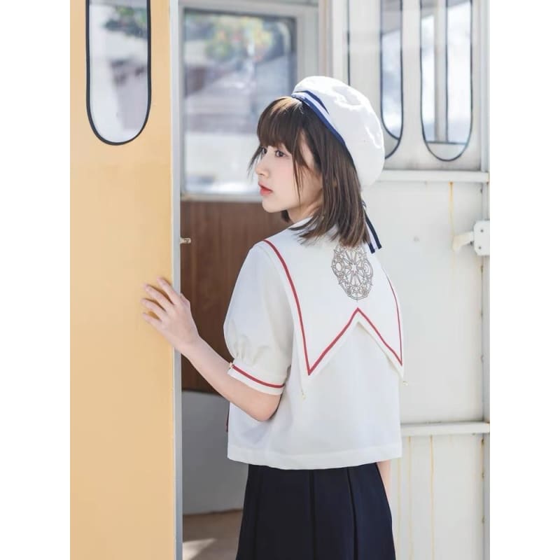 Cute Kawaii Cardcaptor Sakura Sailor Blouse & Skirt SS1325 - Egirldoll