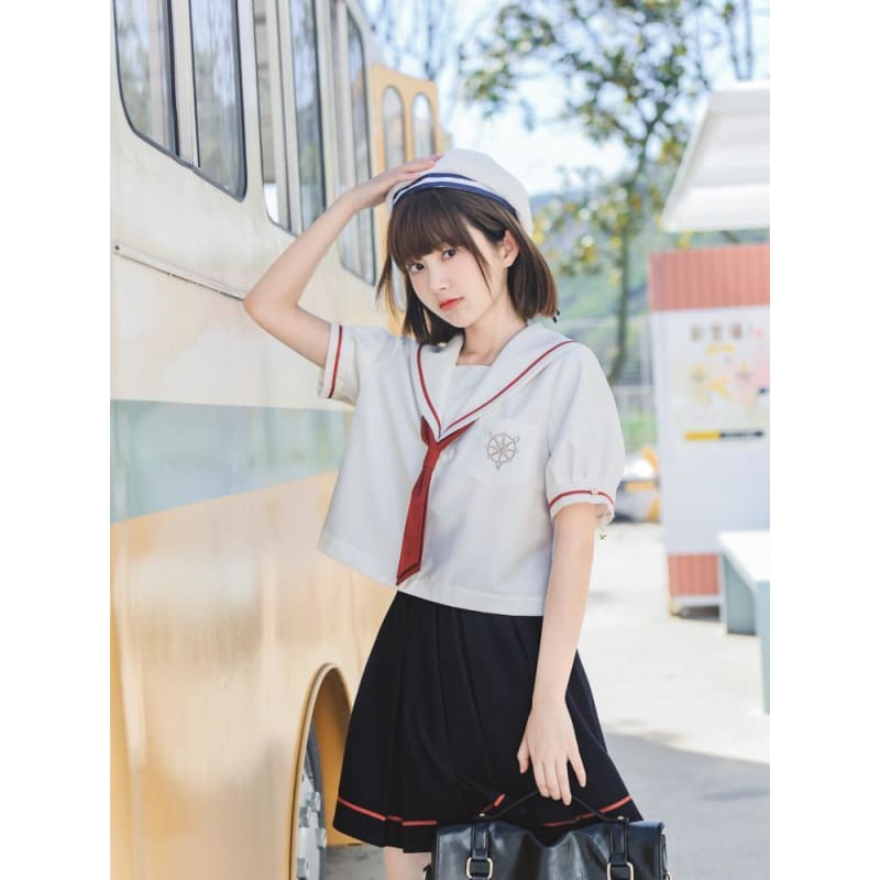 Cute Kawaii Cardcaptor Sakura Sailor Blouse & Skirt SS1325 - Egirldoll