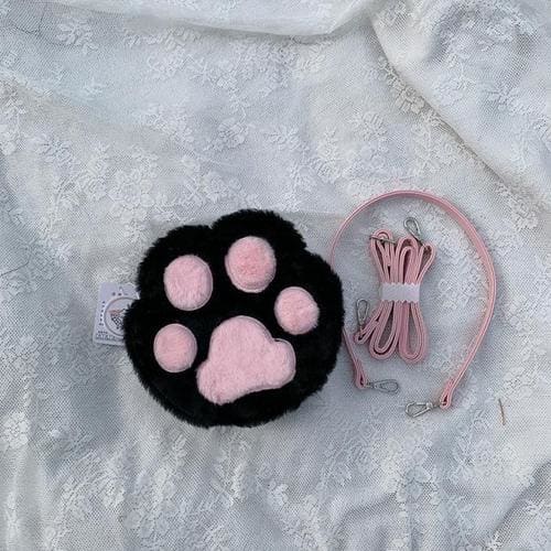 Cute Kawaii Cat Paws Shoulder Fluffy Bags ON116 - Egirldoll