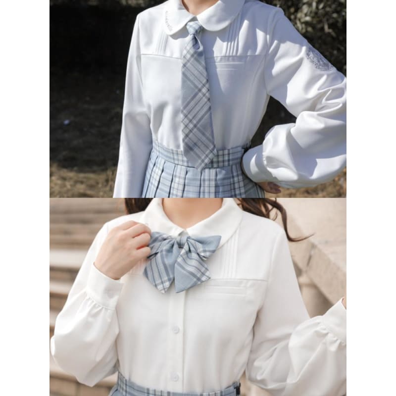 Cute Kawaii Cinderella Jk Uniform Tinsel Bow Ties & Tie SS1366 - Egirldoll