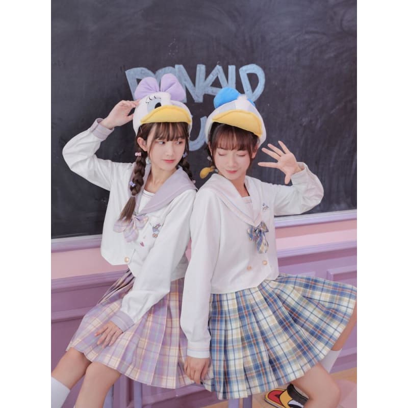 Cute Kawaii Daisy Duck Jk Uniform Bow Ties & Tie - Egirldoll