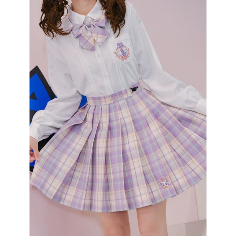 Cute Kawaii Daisy N Donald Jk Uniform Shirts EG17300 - Egirldoll