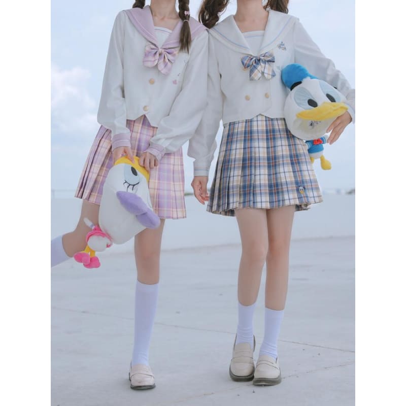 Cute Kawaii Donald Duck Jk Uniform Bow Ties & Tie SS1388 - Egirldoll