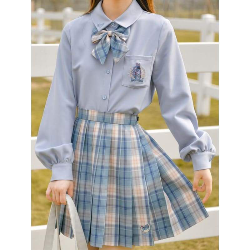 Cute Kawaii Eeyore Jk Uniform Straps, Bow Ties & Tie EG16559 - Egirldoll