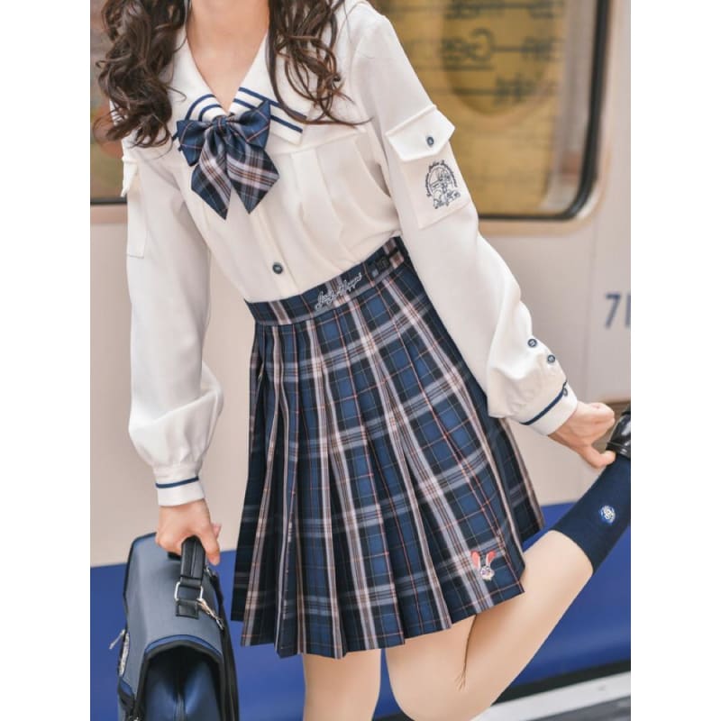 Cute Kawaii Judy Hopps Jk Uniform Sailor Blouses SS1372 - Egirldoll