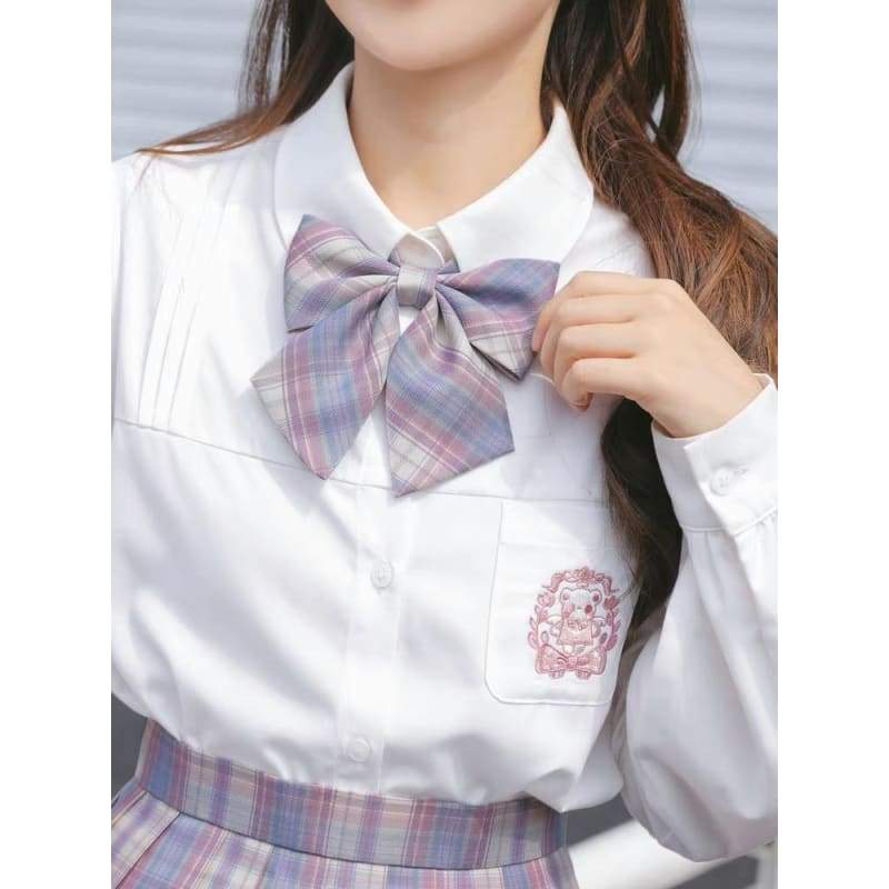Cute Kawaii Lilas Jk Uniform Bow Ties & Tie EG16560 - Egirldoll
