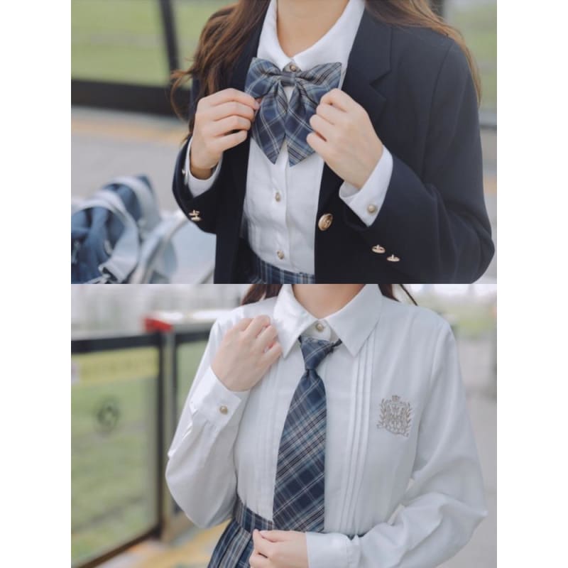 Cute Kawaii Mazarine Jk Uniform Bow Ties & Tie SS1414 - Egirldoll