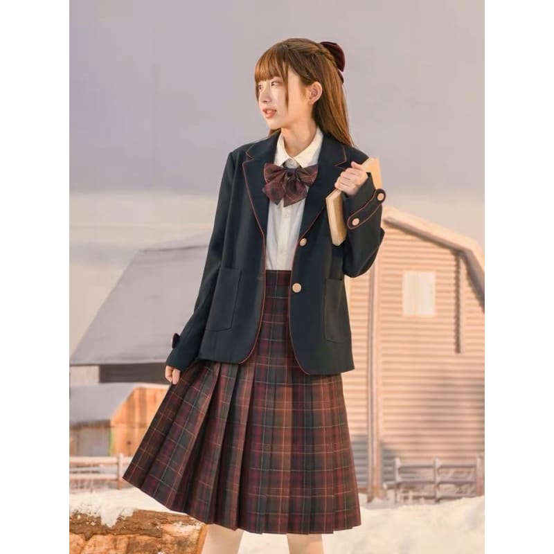 Cute Kawaii Merry Xmas Jk Uniform Tinsel Straps, Bow Ties & Tie SS1378 - Egirldoll