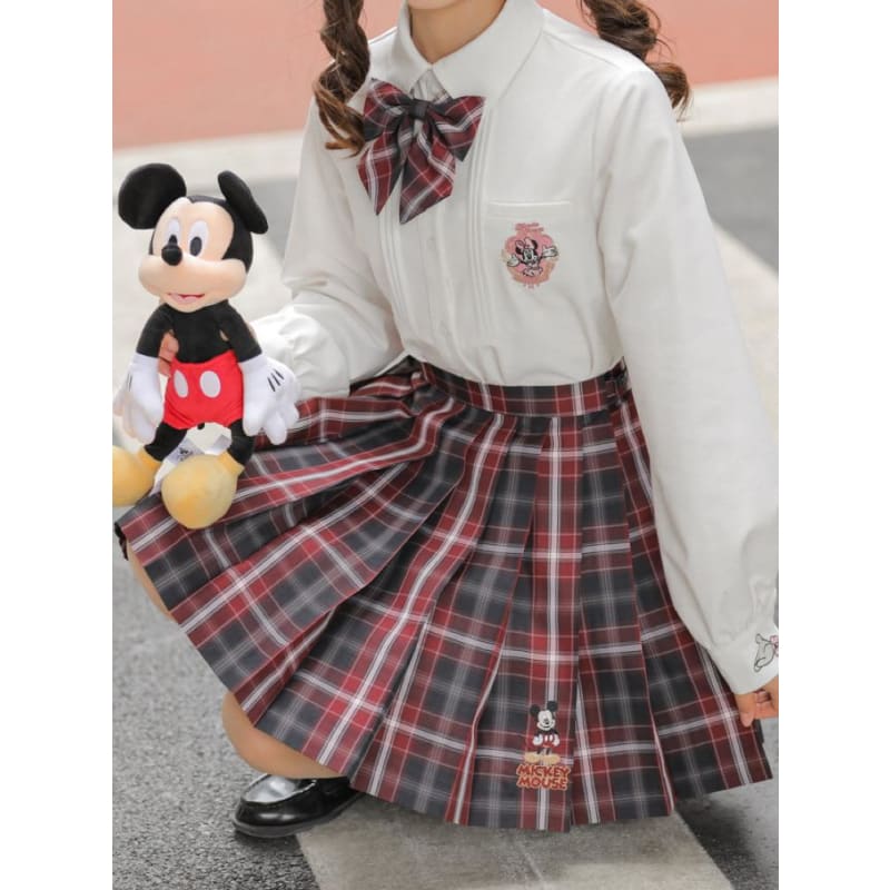 Cute Kawaii Minnie & Mickey Jk Uniform Shirts SS1362 - Egirldoll