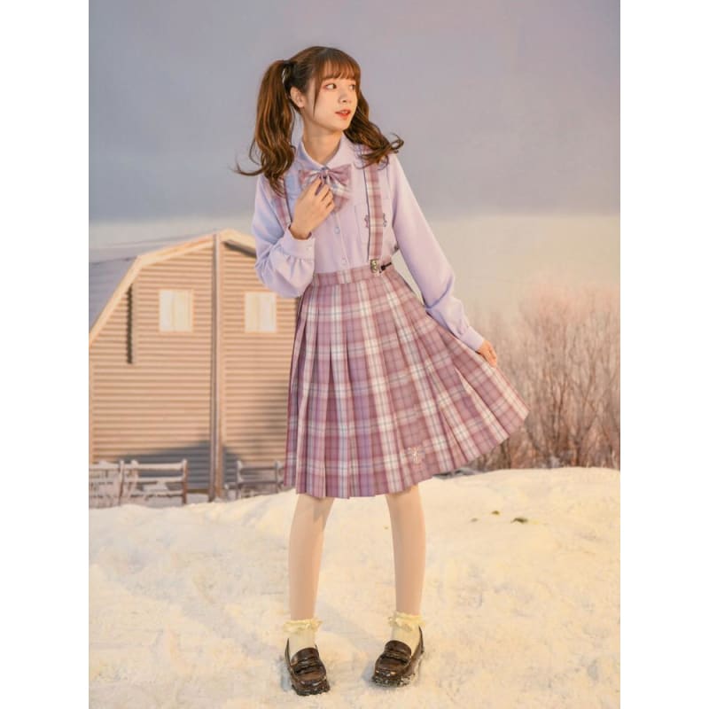 Cute Kawaii Piglet Jk Uniform Straps, Bow Ties & Tie SS1382 - Egirldoll