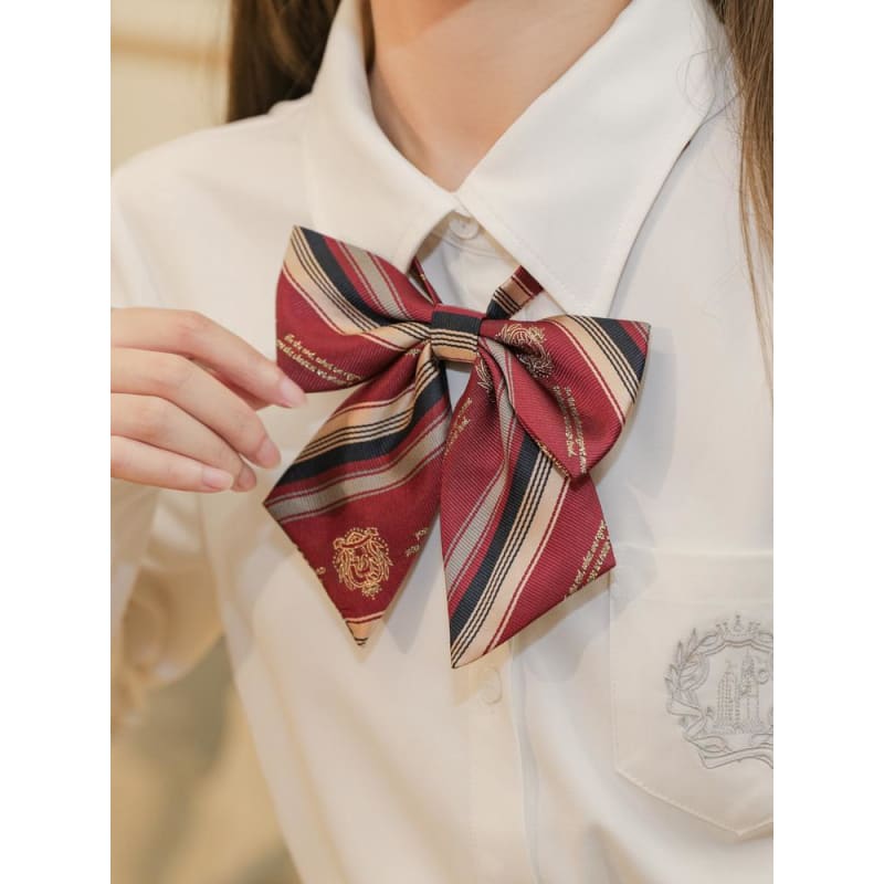 Cute Kawaii Royal School Jk Uniform Bow Ties & Tie SS1393 - Egirldoll