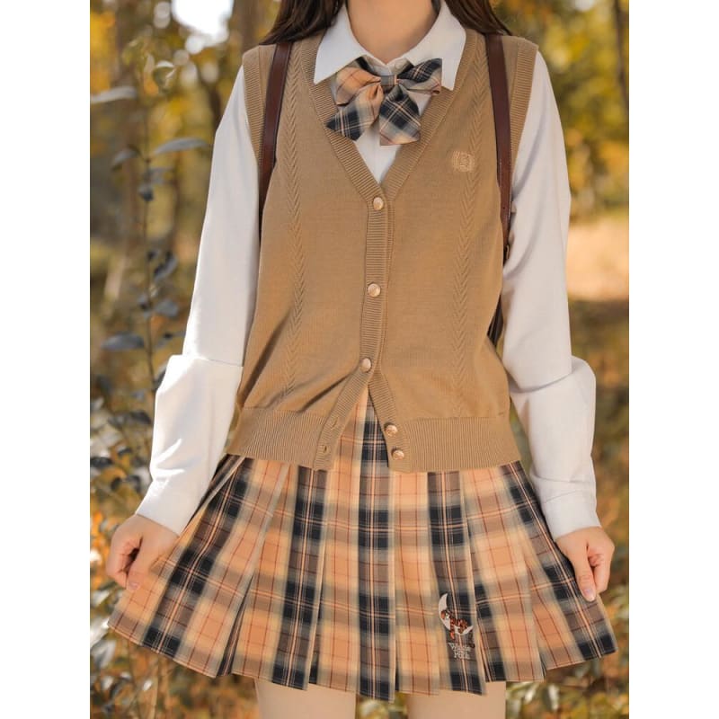 Cute Kawaii Tigger Jk Uniform Tinsel Straps, Bow Ties & Tie SS1368 - Egirldoll
