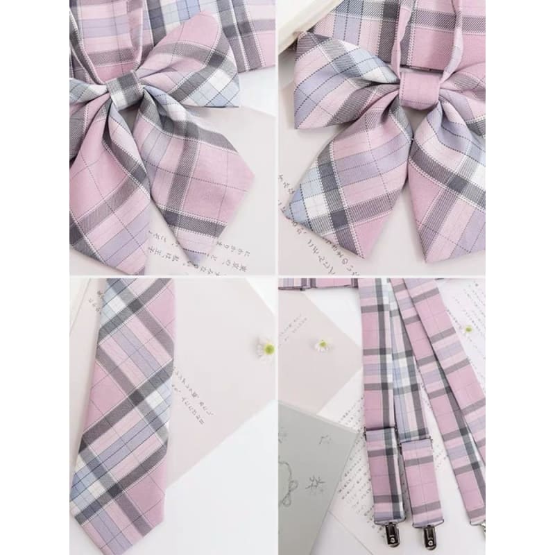 Cute Kawaii Valentine JK Uniform Straps, Bow Ties & Tie SS1356 - Egirldoll