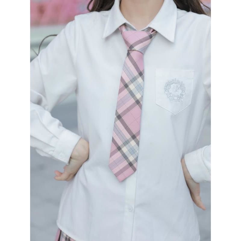 Cute Kawaii Valentine JK Uniform Straps, Bow Ties & Tie SS1356 - Egirldoll
