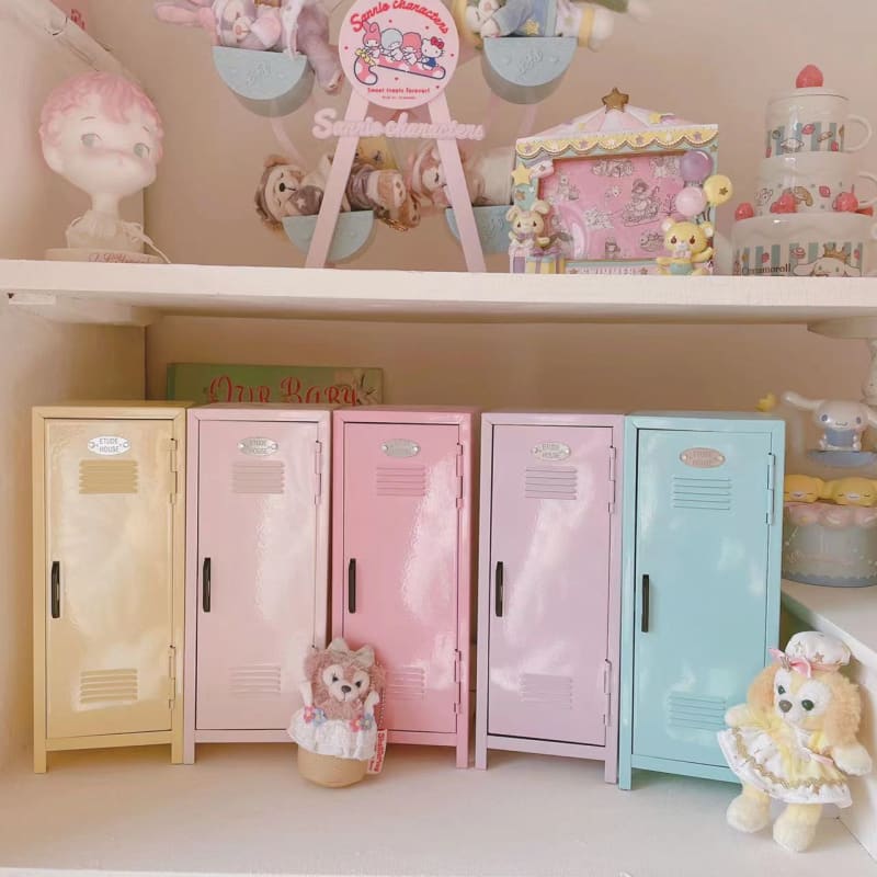 Cute Mini Iron Makeup Storage Cabinet ON556 - Egirldoll