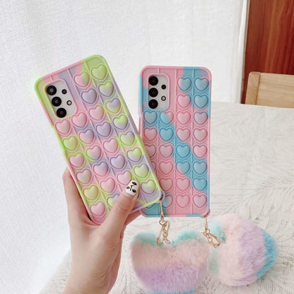 Cute Pastel Love Hearts Phone Case for iphone7/7plus/8/8P/X/XS/XR/XS Max/11/11 pro/11 pro - Egirldoll