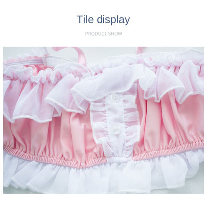 Cute Pastel Pink Maid Outfit Lingerie ON486 - Pink / One