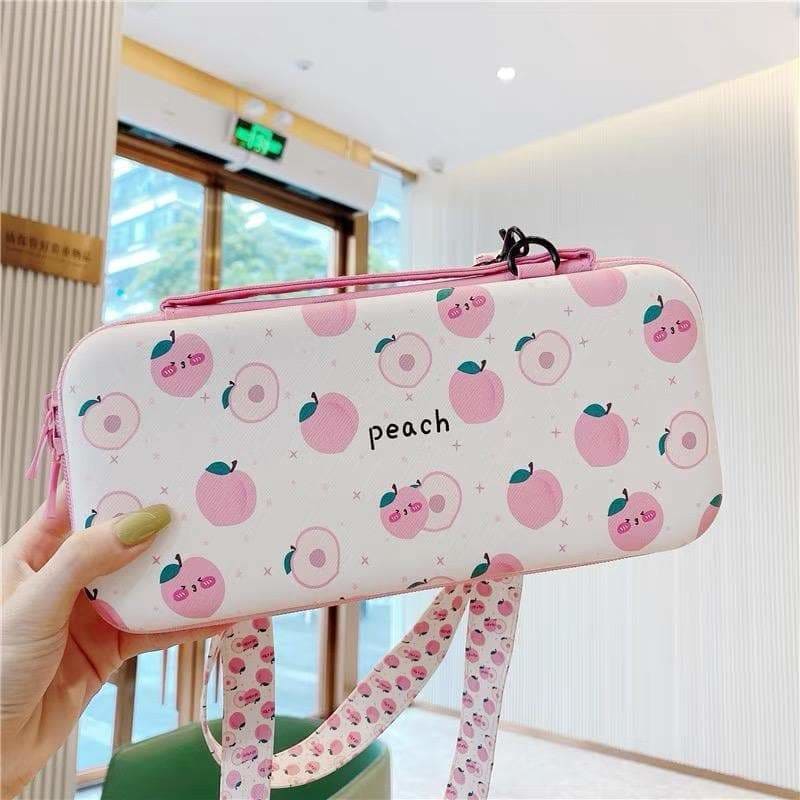 Cute Pastel Pink Peach Switch Protector Bag SP16109 - Egirldoll